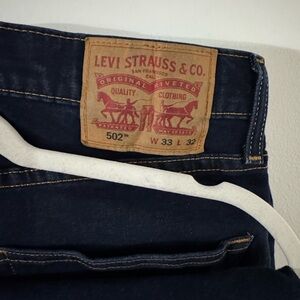 MENS Levi's Dark Indigo Straight Jeans